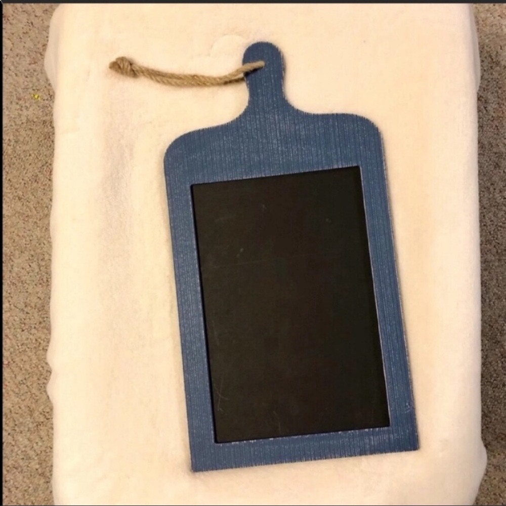 Blue Shabby Chic Chalkboard NWT